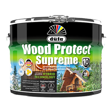 WOOD PROTECT Supreme, орех 9л "Dufa" Пропитка