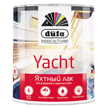YACHT яхтный полуматовый (10л) "DufaRetail" Лак (выводим) (под заказ) YACHT яхтный полуматовый (10л) "DufaRetail" Лак (выводим) (под заказ)